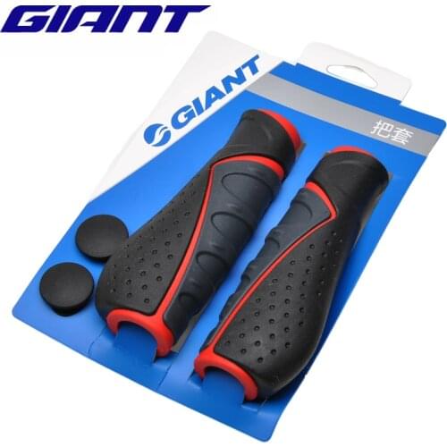 GIANT MTB Mountain Bike Grips Rubber Non-slip Bicycle Grip Shockproof Handlebar Covers Cycling Grips