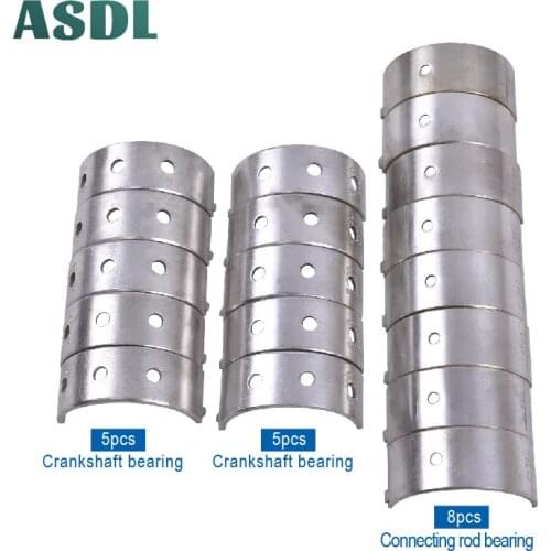 Motorcycle Engine Crankshaft Tile & Connect Rod Bearing Set STD +25 +50 +75 +100 For Kawasaki ZR400 Zephyr 1989-2008