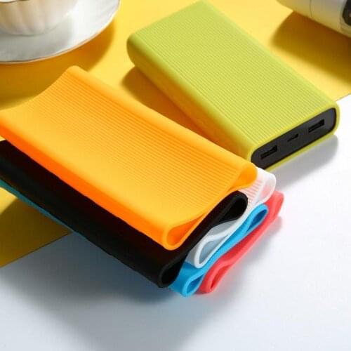 Model PB1050ZM External Anti-slip New Silicone Protect case for xiaomi powerbank 3 10000mAh Super Flash Charger Accessories case
