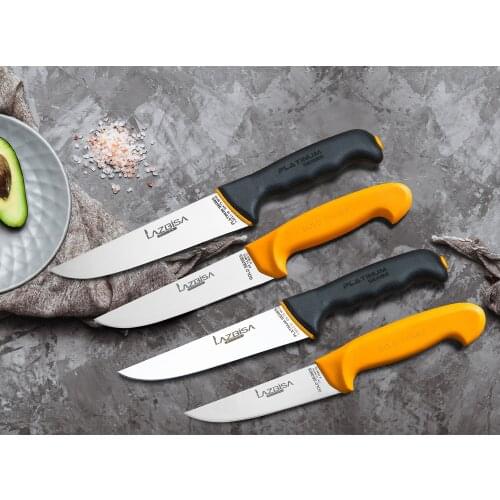 Knife Sets Knives Kitchen Knife Set Meat Butcher Vegetable Platinum Gold Set of 4 Набор кухонных ножей