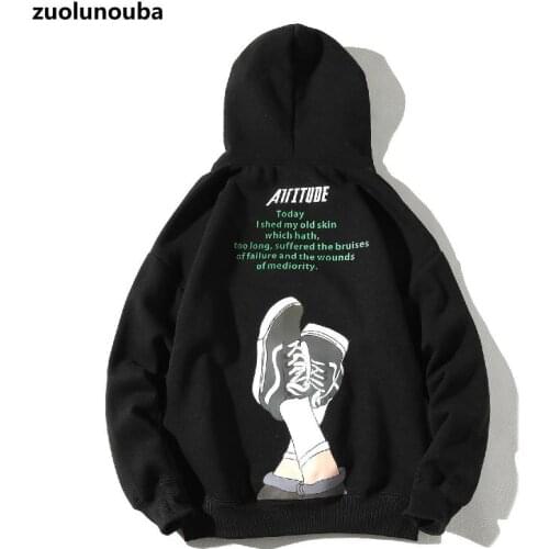 2020 Fall And Winter New Men Hoodie Fashion Trend Sudderas Hiphop Loose Man Sweatshirt Casual Letter Print Boy Rottweiler Hoodie