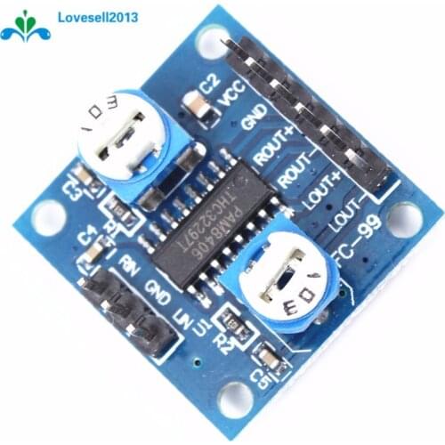 PAM8406 Digital Amplifier Board With Volume Potentiometer 5Wx2 Stereo M70