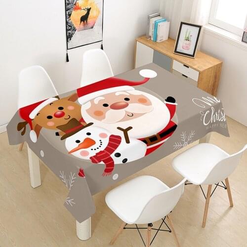 Sisher New Year Tablecloths On The Table