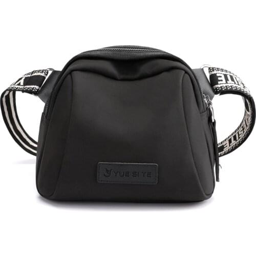 Womens Shoulder Bags Simple Zipper Small Designer Nylon Messenger Bags Handbags Females Crossbody Shopper Bag Tote