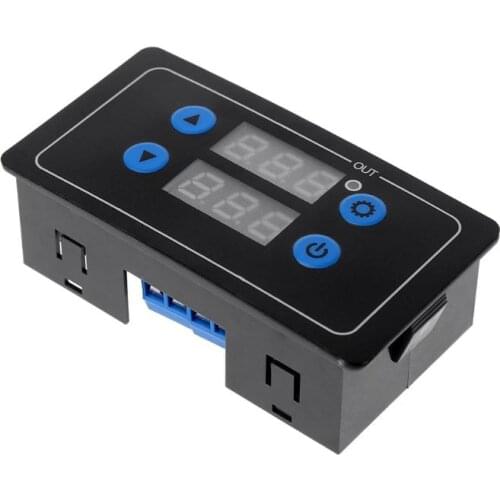 0.1s - 999h Countdown Timer Programmable Cycle Control Module Time Dalay Relay 5V/12V/220V Optional Voltage