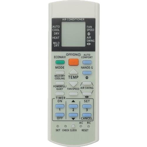 Universal Air Conditioner Remote Control Replacement For Panasonic A75c3300 3208 3706 3708 Big Screen Remote Controller