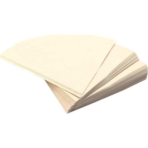 V60 Filter Cup Special 102 Coffee Filter Paper Coffee Filter Papers Unbleached Original Wooden Drip Paper Cone Shape Coffee Tool