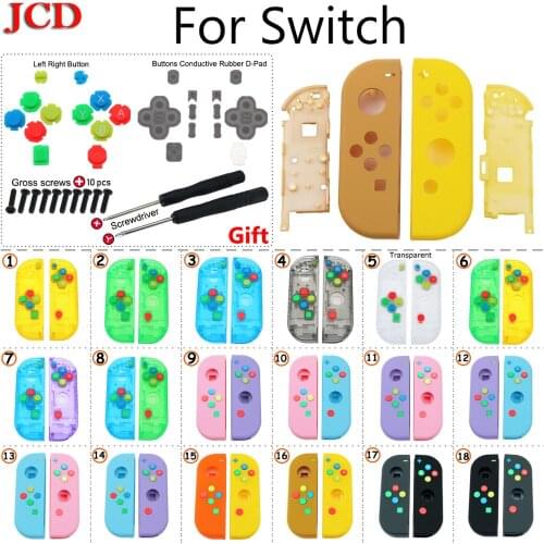 JCD DIY Housing Shell Case Cover for Nintend for Switch NS Controller for Joy-Con New Replacement Protection Cases for Nintendo