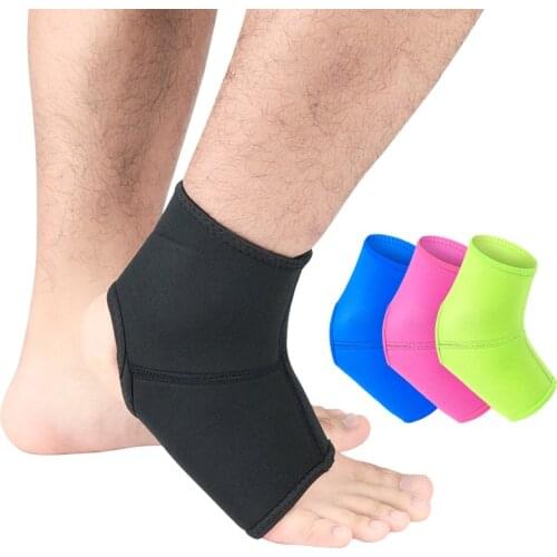 1Pair Shell Type Ankle Support Elastic Fabric Protective Sleeve Prevents Sprain Ligament Used In Basketball Volleybal Tennis