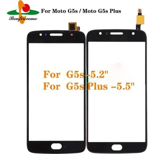 10Pcs For Motorola Moto G5S XT1791 XT1794 Touch Screen Digitizer Panel For Moto G5S Plus XT1802 XT1805 LCD Front Glass Sensor