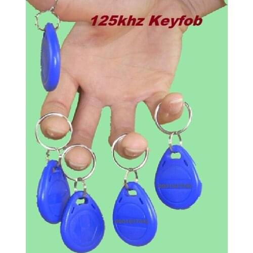 10pcs/Lot Proximity EM / ID RFID 125khz Smart ID Tagkey Keychain Tag Fob Hotel Keyfob Key Access Control System High Quality