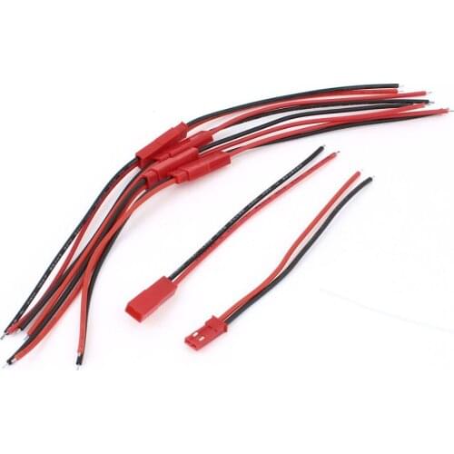 LED Strip 2Pin Male Female Waterproof Connector Cable Wire Red 5 Pairs
