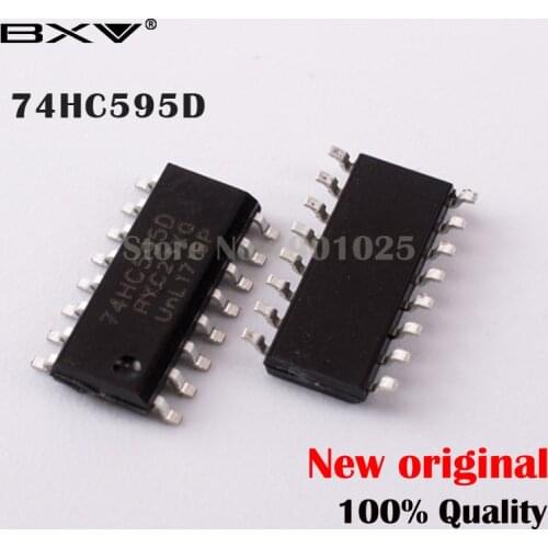 50PCS 74HC595D SOP-16 SN74HC595DR SOP 74HC595 SMD new original