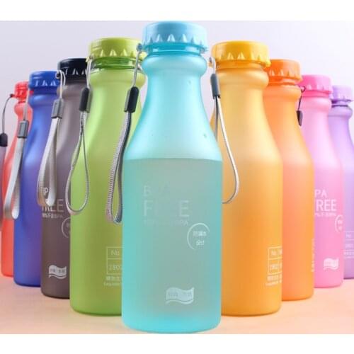 550ml Frosted Water Bottle Leak-proof BPA Free Baby Souvenirs Wedding Gifts for Guests Kids Bridesmaid Gift Party Favors Present