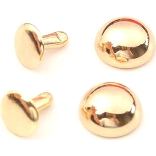 8mm Purse Feet Bag Rivet Buttons Punk Jacket Button