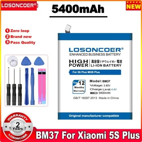 5400mAh BM36 BM37 BM38 BM39 BM35 For Xiaomi 4C Mi4C Mi 4C Battery MIUI M6 Mi6 Mi 6 5S Mi 5S Mi4s Mi 4S M4S Mi 5S Plus Battery
