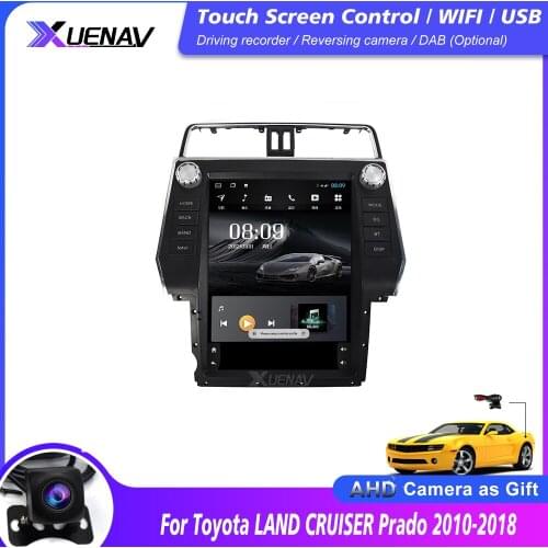 Car Radio DVD Player For Toyota LAND CRUISER Prado 2010 2011 2012 2013 2014 2015 2016 2017 2018 GPS AutoradioDVD Navigation