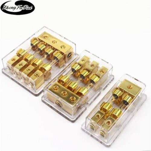 Car audio one out two/one out three/one out four high-end fuse holder fuse 60A fuse holder