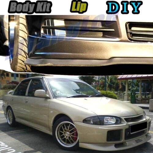 Car Bumper Lip Front Spoiler Skirt Deflector For Proton Waja / Impian / Wira Tune Car Modified Body Kit VIP Hella Flush Lips