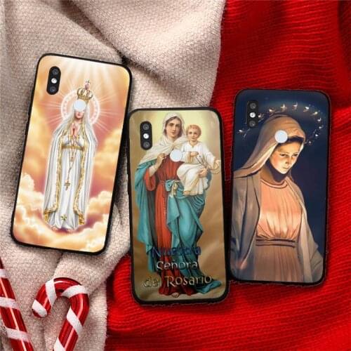 Phone Case For Xiaomi Redmi Note 4 4x 5 6 7 8 pro S2 PLUS 6A PRO Bless Virgin Mary