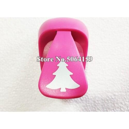 2.5cm Christmas tree foam Punch Diy Craft Punch Hole Puncher Scrapbook Paper Cutter Hole Punch Cortador Papel Scrapbooking