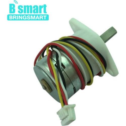Bringsmart GM15BY Mini Electric Stepper Motor 5Volt DC Gear Motor Large Torque DC Reduction Motor CW CCW Reducer For Door Lock