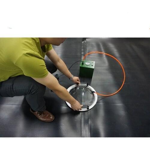 Geomembrane air leak testing portable bottle pressure vacuum leak tester