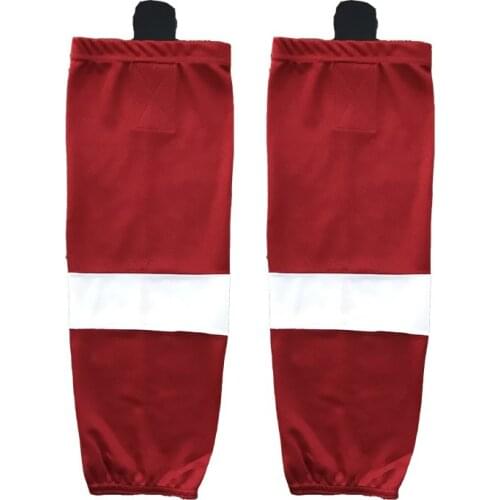 Cool hockey 100% Polyester Ice Hockey Socks Cheap Shin Guards For Team XW013