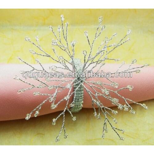 Napkin rings class beades wholesale napkin holder