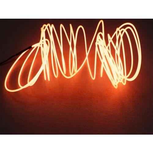 Neon Holiday Light 3V EL Wire Dance Party Decor Light Neon LED lamp Flexible EL Wire Rope Tube Waterproof LED Strip 1M/2M/3M/5M