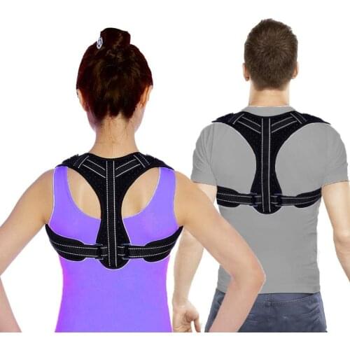 New Posture Corrector Back Support Adjustable Back Shoulder Lumbar Brace Belt Posture Corrector for Men and Women