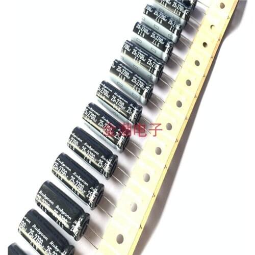 Original New 100% 25V2700UF 12.5X30 25ZLQ2700MEFC 2700UF 25V