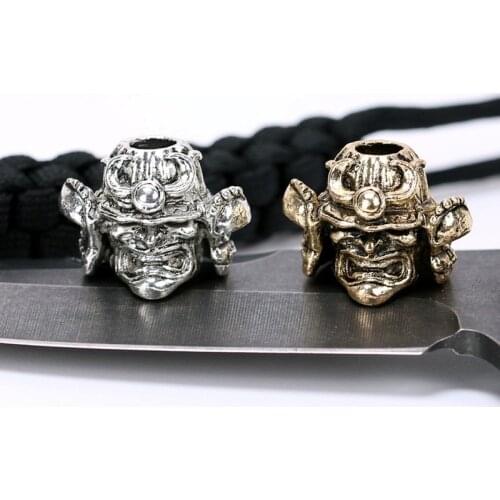 Outdoor EDC Alloy Paracord Beads Metal Charms for Paracord Bracelet Accessories DIY Pendant Buckle Paracord Knife Lanyards