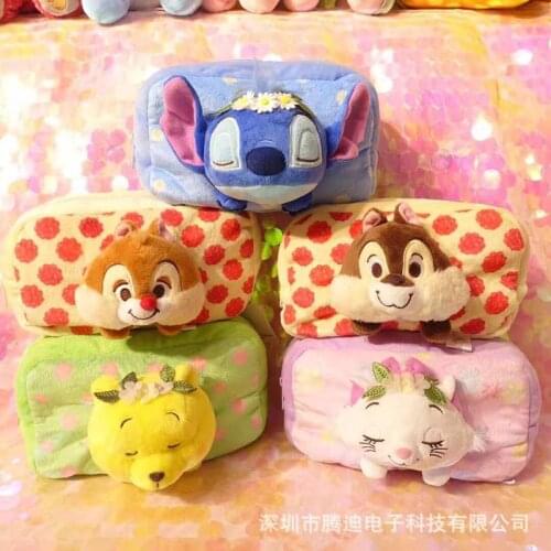 IVYYE Marie Cat Stitch Plush Purse Stuffed Doll Bag Cute Cartoon Fluffy Bags Soft mini Toy pouch Kid Girl Birthday Gifts New