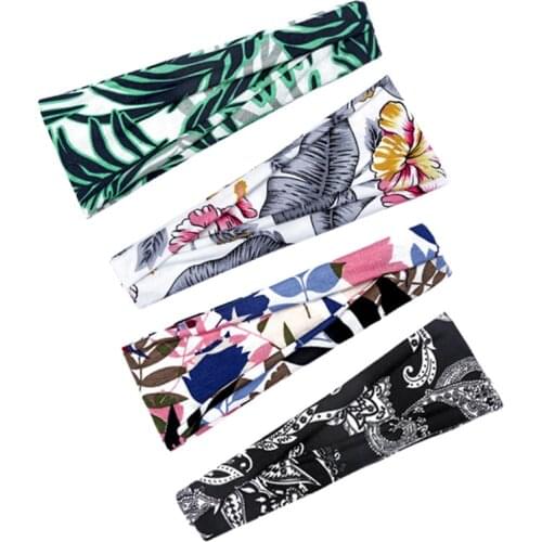 1PCS Printing Hair Holder Hairbands Fleece Bow Animal Ears Headband For Women Girls Turban Fashion Hair Accessories