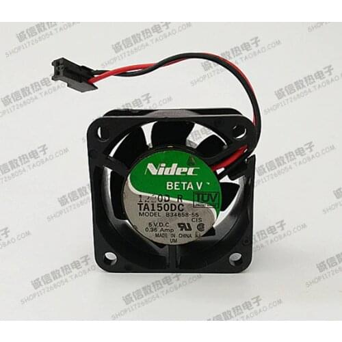 Free Shipping NIDEC 4020 TA150DC B34658-55 DC 5V 0.36A For Cisco switches cooling fan 40*40*20 mm 40mm