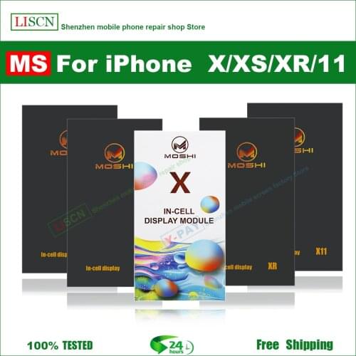 MS incell series For iPhone X Xs XR 11 LCD Display Touch Screen Digitizer Assembly Replacement Parts LCDs + Gifts