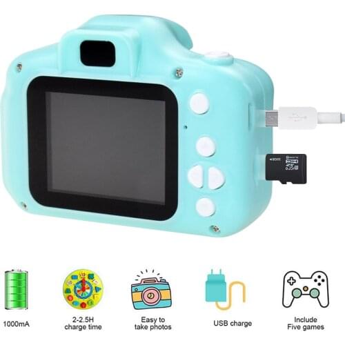 1080P HD Childrens Camera Waterproof Screen Camera Video 8 Million Pixel Kids Cute Cartoon Camera Outdoor Photography Kids Toy