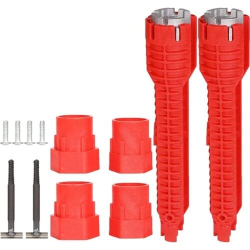 2 Sets Faucet and Sink Installer, Faucet Tool Sink Wrench, Change Faucet Tool for Kitchen, Under Sink Wrench