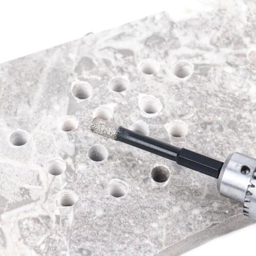 6-16mm Hex Handle Vacuum Brazed Diamond Dry Drill Bits Hole Saw Cutter for Granite Marble Ceramic Tile Glass Stone