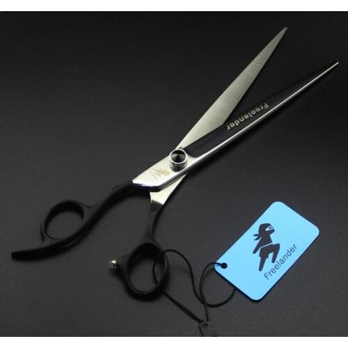 8 inch High grade Professional pet grooming scissors left handed diamond stainless steel JP440C left-hand pet dog groomer shears