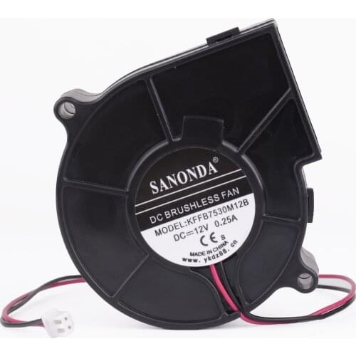 Dc 12 v 0.25 A centrifugal fan blower humidifier 75 mm projectors