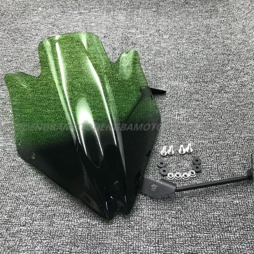 For Kawasaki Z750 Z750R 2007-2012 Motorcycle Windshield Wind Deflector Windscreen with Bracket