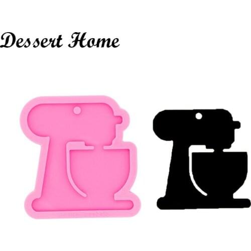 DY0445 Shiny Resin Kitchen Mmixers Mold, Silicone Mold for Epoxy,Resin Keychain DIY jewellery making Moulds