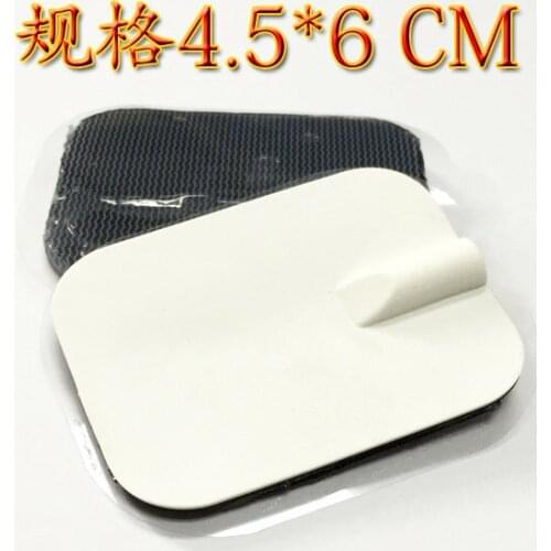 Physiotherapy Tens massager 4.5*6CM electrode patch universal conductive silicone self-adhesive pads with 2.0MM plug
