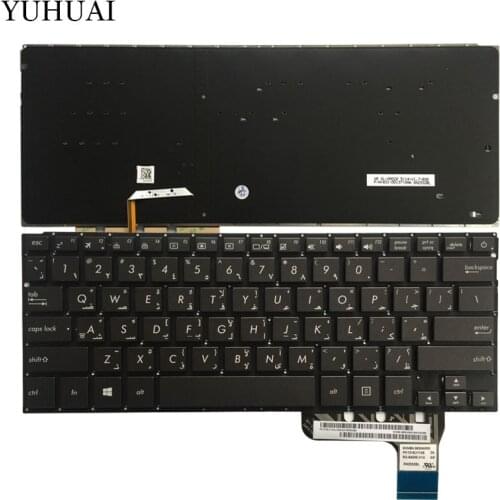 Arabic/Bulgarian/Korean Laptop Backlit Keyboard For ASUS Zenbook U303 U303LB U303LN U303UA U303UB UX303L UX303 U303L UX303LN