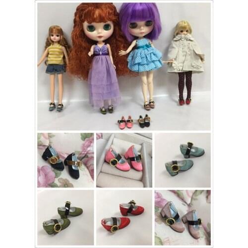 Dolls shoes for blyth ,Azone ,OB doll, licca doll etc Length:2.8cm 6 type