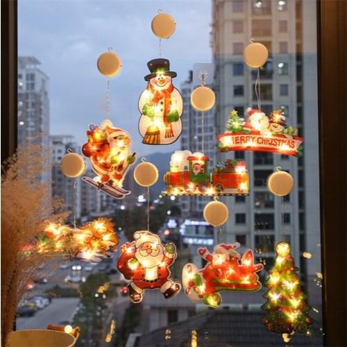 Suction Cup Lamp Fairy Lights Party Light Bedroom Living Room Bedroom Decoration Shop Decoration Christmas Decoration Lights LED