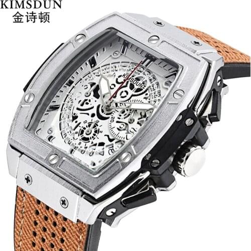 Mens Watch Explosion Models Kingston Fashion Waterproof Multi-function Chronograph Barrel-shaped Trend Quartz Watch WA102