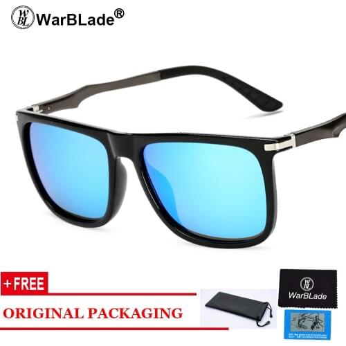 Luxury Square Sunglasses Men Women Polarized Aluminum Magnesium Black Sun Glasses UV400 Eyewear Accessories Oculo